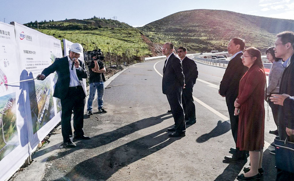 中國農(nóng)業(yè)發(fā)展銀行行長祝樹民到香格里拉市藏東物流項(xiàng)目進(jìn)行調(diào)研-云南能投居正產(chǎn)業(yè)投資有限公司