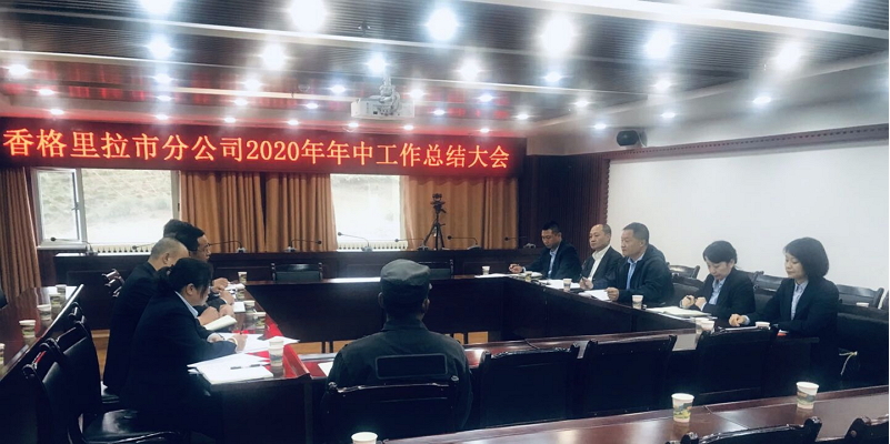 能投物業(yè)總經(jīng)理到香格里拉市分公司調(diào)研慰問(wèn)并同迪慶軍分區(qū)交流座談-云南能投居正產(chǎn)業(yè)投資有限公司